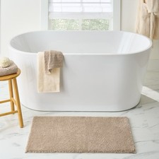 Ultra Soft Plush Absorbent Bath Rug with Skid-Resistant Backing, Machine
