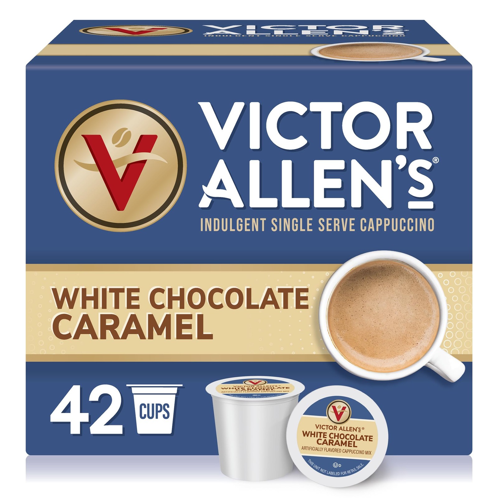 Victor Allen's Coffee White Chocolate Caramel Flavored Cappu