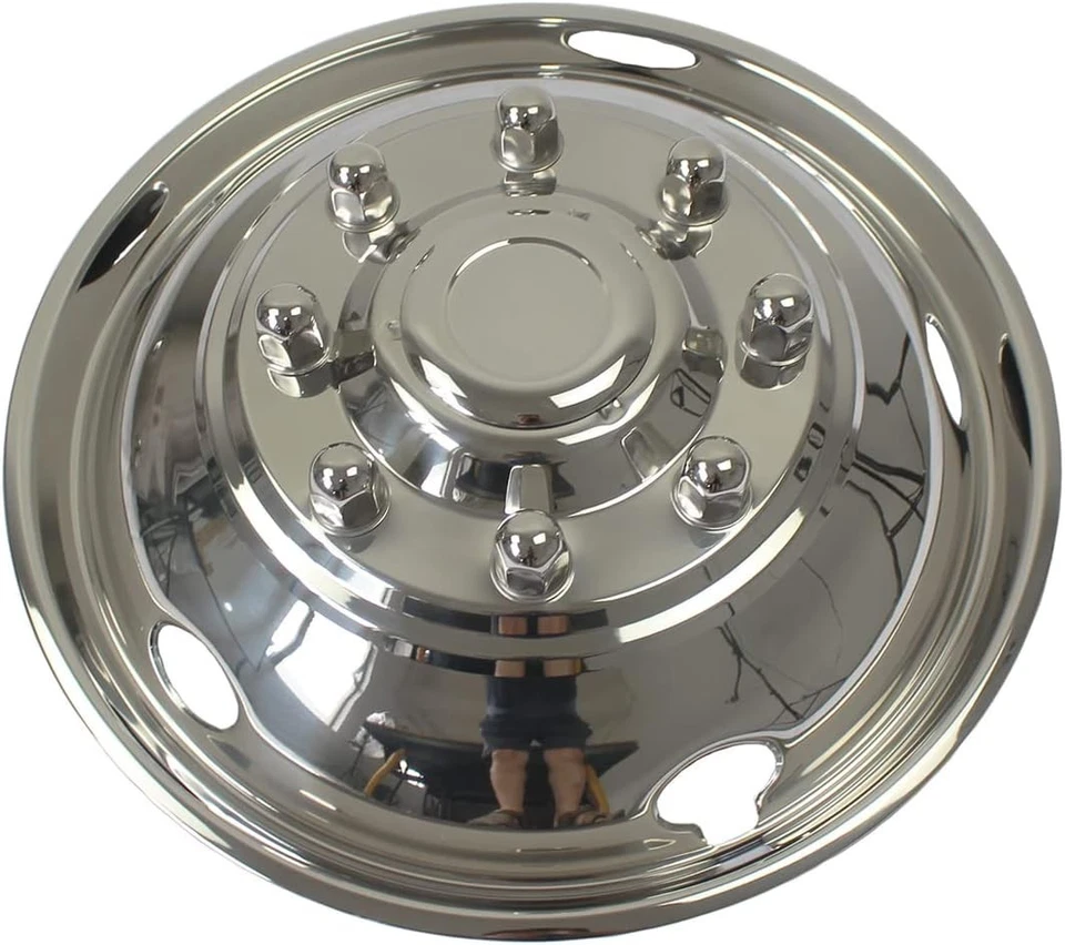 Juego tapacubos simuladores de doble rueda Ford F450 F550 1999-2002 19,5" 8 pernos Foto 3 de 4