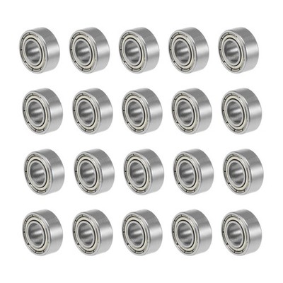 20pcs Z2 6x13x5mm 686ZZ Deep Groove Ball Bearing Double Shielded Carbon Steel