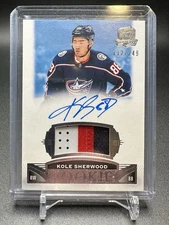 2019 Upper Deck The Cup Kole Sherwood Auto RC #80 Patch /249 Rookie Autograph SP