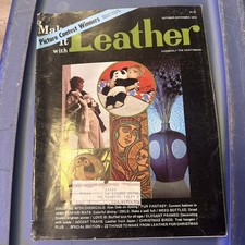 Vintage 1974 Make It With Leather magazine October November