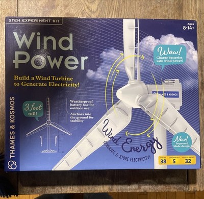 Wind Power Stem Turbine Kit Windmill Energy, Generate Electricity STEM Brand New