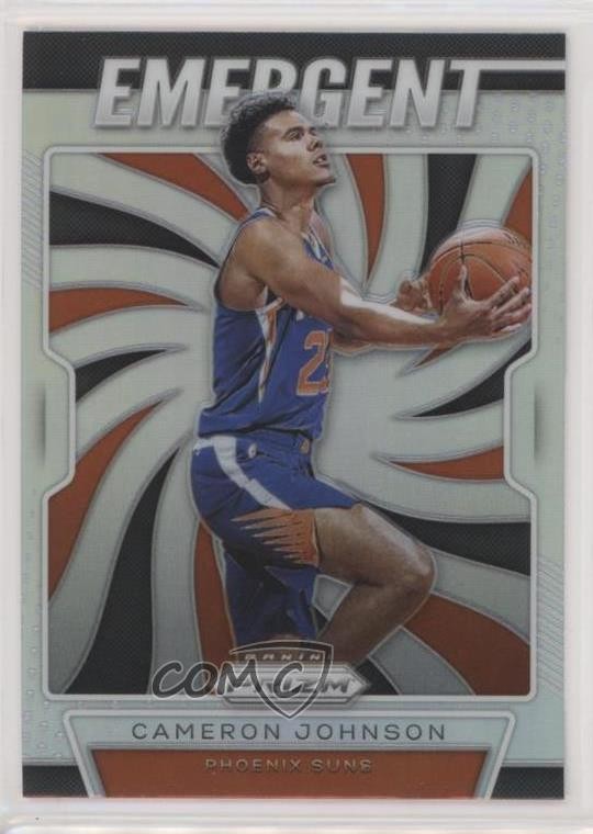 2019-20 Panini Prizm Emergent Silver Prizm Cameron Johnson #13 15fy