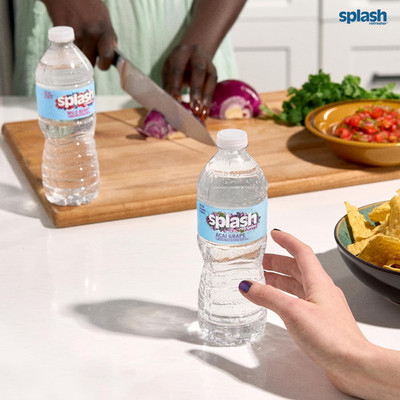 Splash Refresher Acai Grape Flavored Water, 16.9 Fl Oz, Plastic Bottle Pack o...