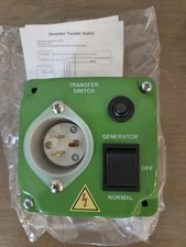 20 Amp 120V Manual Generator Transfer Switch, Compatible with EZ Generator Switc