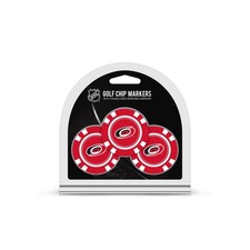 Team Golf NHL Carolina Hurricanes Golf Chip Ball Markers 3 Count , Poker Chip