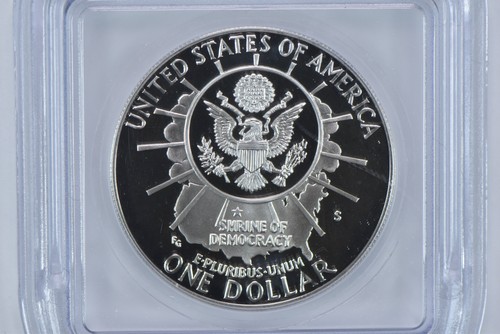 1991-S Mount Rushmore Commemorative Silver Dollar PR70 DCAM ICG *3862 - Picture 4 of 5