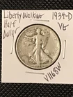 1934-D Liberty Walking Half Dollar  VG