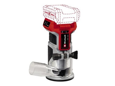 Einhell Palm Router 18V Bare Unit Collet 6mm & 8mm Li BL Solo TP-ET 18