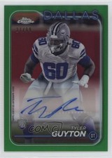 2024 Topps Chrome Rookie Green Refractor /99 Tyler Guyton #RA-TGU Auto 0bg8