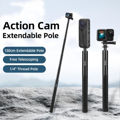Invisible Selfie Stick für Insta360 X5 X4 X3 X2/DJI Osmo Pocket 3 Action 4/5 Pro