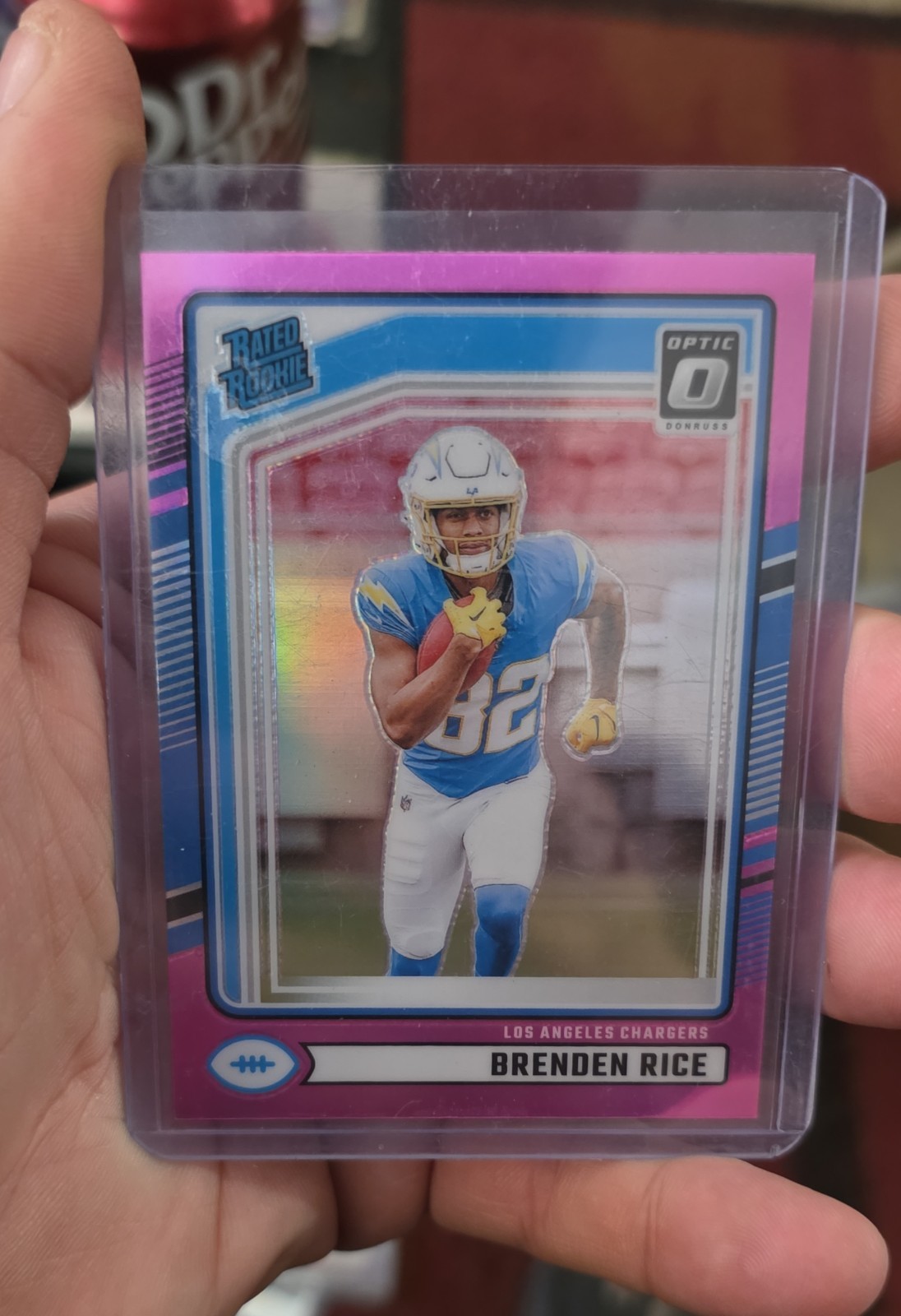 2024 Panini Donruss Optic - Rated Rookie Caleb Williams #201 Pink Prizm (RC)