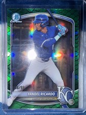 2025 Bowman Draft - Chrome Yandel Ricardo #BDC-31 Green Reptilian Refractor /99