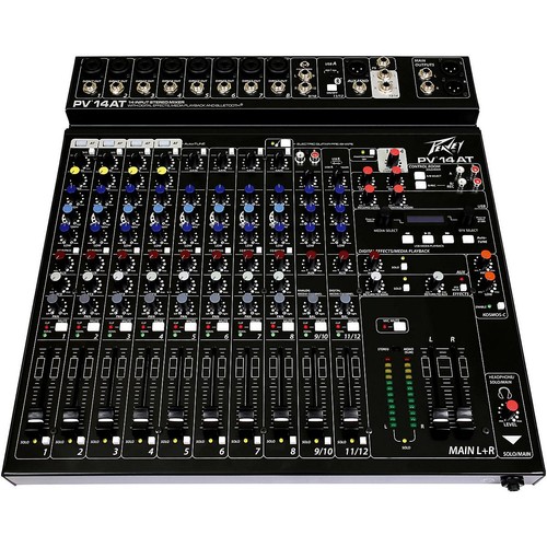 Peavey PV14AT 14ch Mixing Board With At - Picture 1 of 1