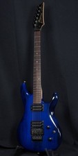 Ibanez JS1000 Burnt Transparent Blue w/Tracking w/soft case USED