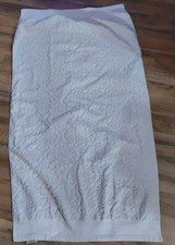 Resort Living Spa Beach Pool Bath Towel White Heavy Cotton 26x55 White