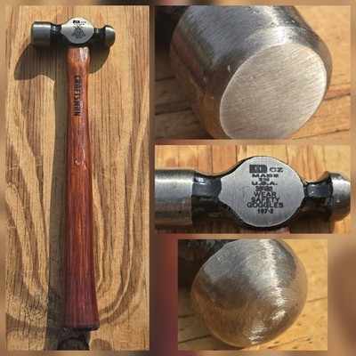 NOS SEARS Craftsman USA 8oz Ball Pein Peen Hammer Machinist 38463 Stickered