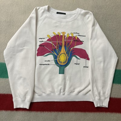 Spring Summer 2014 14 Christopher Kane Botanical Flower Floral Crewneck Small 