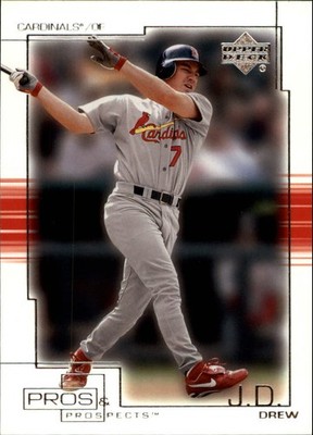 2001 Upper Deck Pros and Prospects #55 J.D. Drew - BB