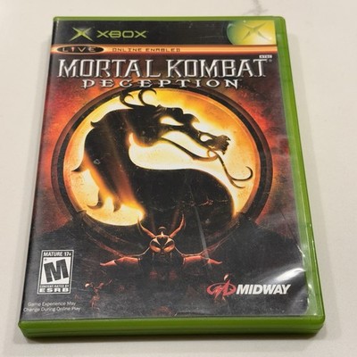 Mortal Kombat: Deception (Xbox, 2004) Complete CIB Manual TESTEF