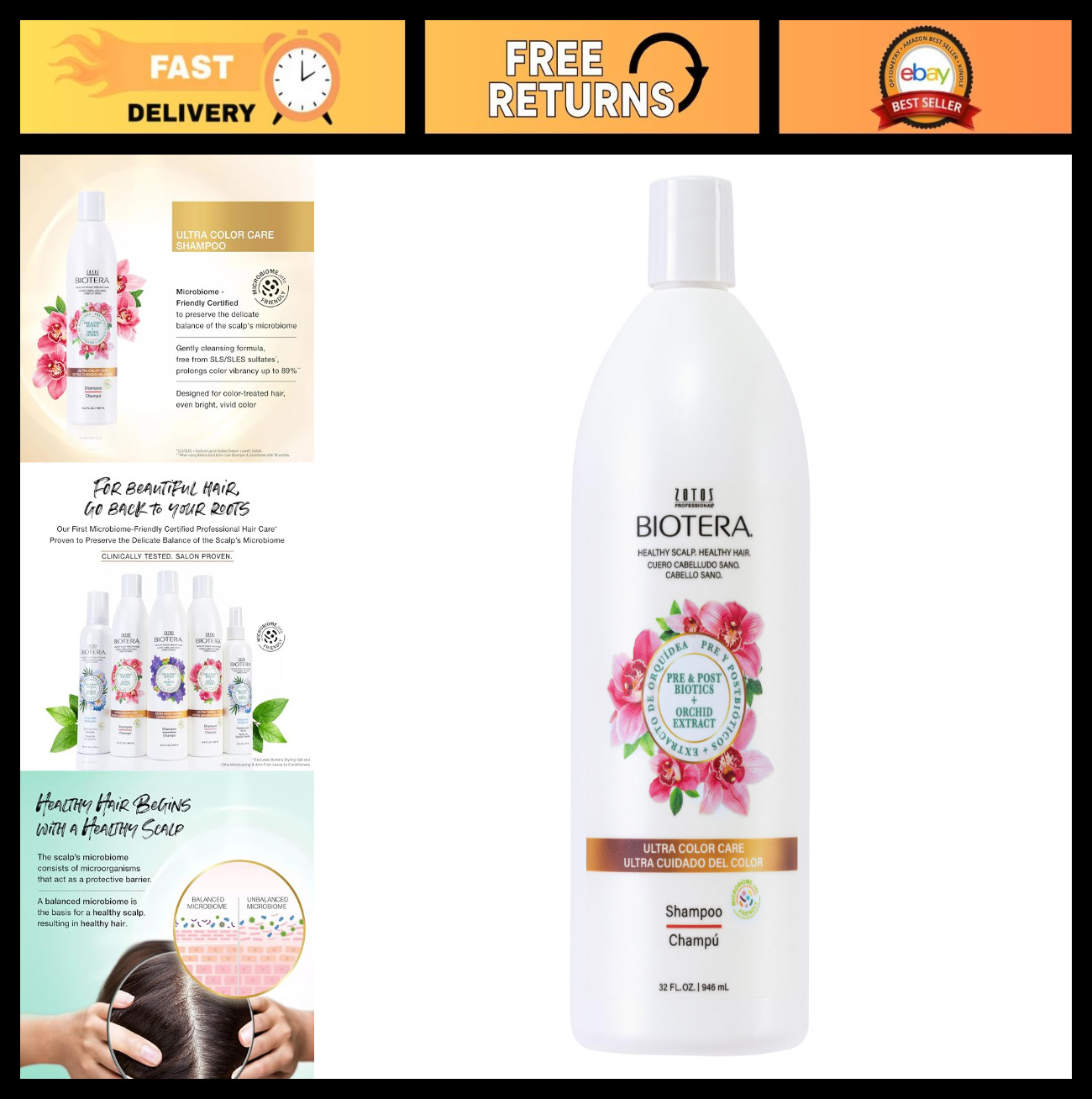 Care Shampoo For Vivid Color-treated Hair | Vegan, Sulfate &