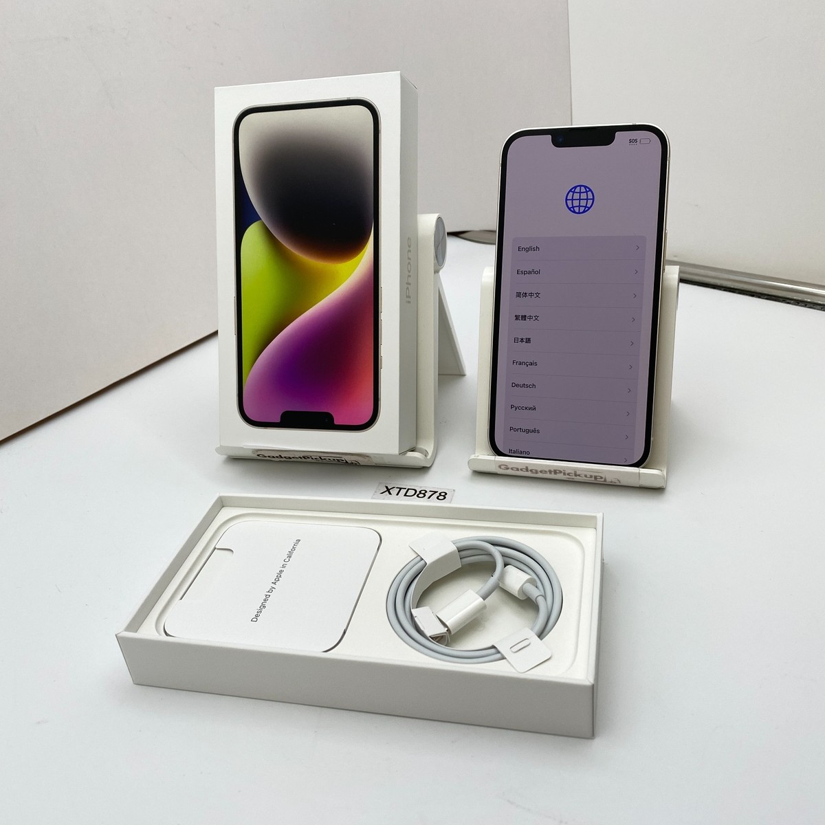 iphone 14 ホワイト 128GB バッテリー99% Apple iPhone 14 - 128GB Starlight (Unlocked) - Open Box | eBay