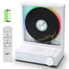 HOTT C229 Portable CD Player Bluetooth 5.3 Players for Blue White