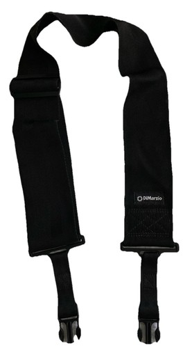 DiMarzio ClipLock Adjustable Guitar Strap Black 70mm Nylon โ Made in USA