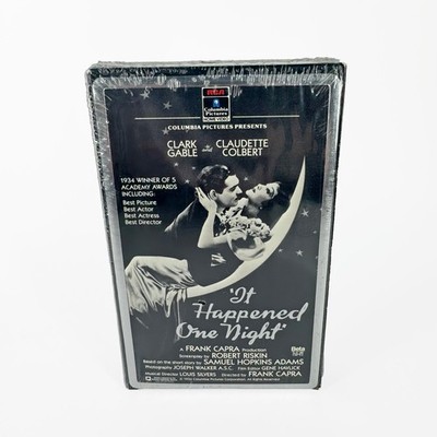 It Happened One Night Betamax Beta Tape Classic Film Capra Open