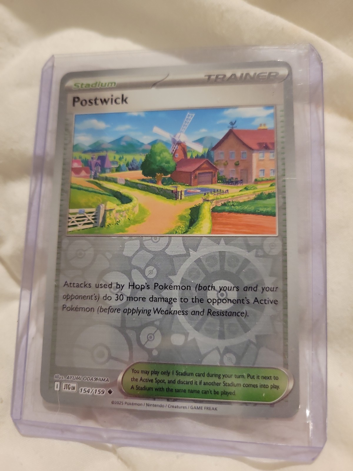Pokemon POSTWICK 154/159 Journey Together - Rev Holo - MINT