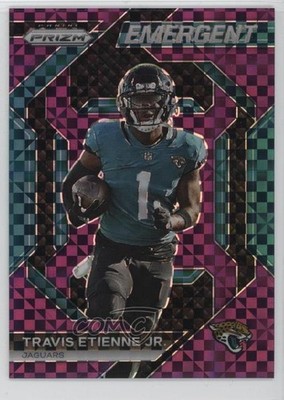 2023 Panini Prizm Emergent Purple Power Prizm 32/49 Travis Etienne Jr #H-16 kq9