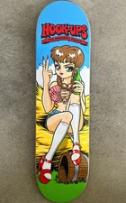 Hook Ups Skateboards Deck Mary Jane - 8.25 X 32.25 **ULTRA RARE**