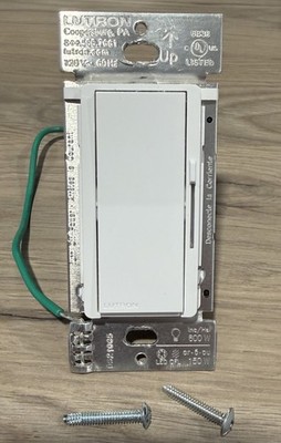 Lutron Caseta Diva Smart Dimmer- (DVRF-6L-WH-R) WHITE No Package