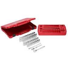 Milwaukee Tool 48-22-9004 1/4" Drive 50Pc Ratchet & Socket Set - Sae & Metric