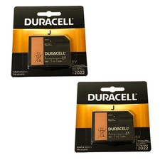 2x Duracell 7K67 6V Battery 1412A, 1412AP, 4018, 4LR61, 7K67, EN539, J, J539, KJ