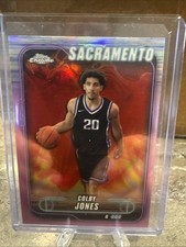 2024-25 Topps Chrome - Colby Jones #192 Pink Refractor