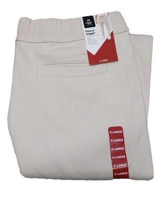 NWT Member's Mark Men's Fleece Jogger Almond XL