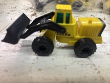 TONKA Vintage Small Construction Front End Loader Tractor w/ Bucket 1992