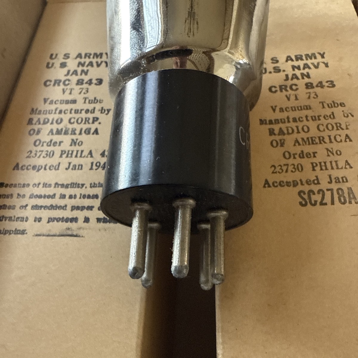 RCA 843 ワンペアセット 真空管 (57) RCA 843 ワンペアセット 真空管 (57) RCA 843 ワンペアセット 真空管 (57)
