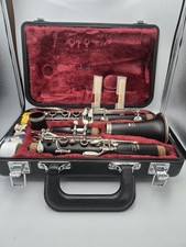 YAMAHA CLARINET YCL-34II VINTAGE SOLID GRENADILLA WOOD BODY IN CASE G/C