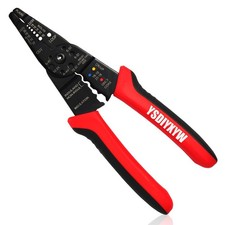 YsDiYxYw Professional 5-in-1 Wire Stripper Cutter Crimper, 10-22 AWG Pliers