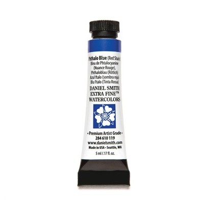 Daniel Smith Extra Fine Watercolor Paint, 5ml Tube, Phthalo Blue(RS), 284610119
