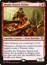 Magda, Brazen Outlaw Kaldheim NM MTG