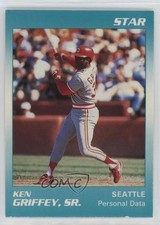 1990 Star Ken Griffey Jr & Sr Ken Griffey #11 x4y