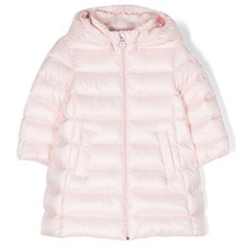 Moncler Girls Quilted Detachable Hood Jacket