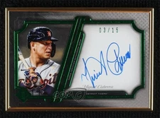 2021 Topps Transcendent Collection Emerald 3/15 Miguel Cabrera Auto 10no