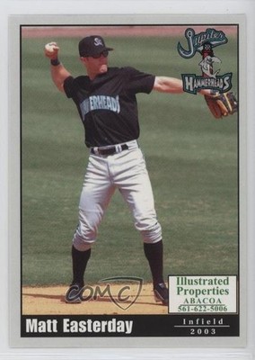 2003 Media Masters Jupiter Hammerheads Matt Easterday #8 0q3