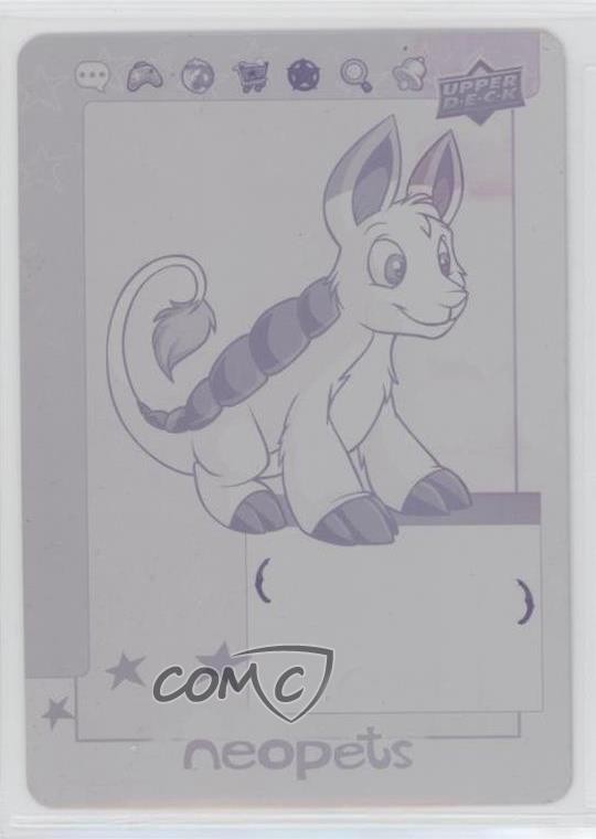 2022 Upper Deck Neopets Weekly Printing Plate Magenta 1/1 Bori #11 0wt3