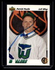 1991 UD #65 Autographed Patrick Poulin Trading Card-Dan Fox Collection